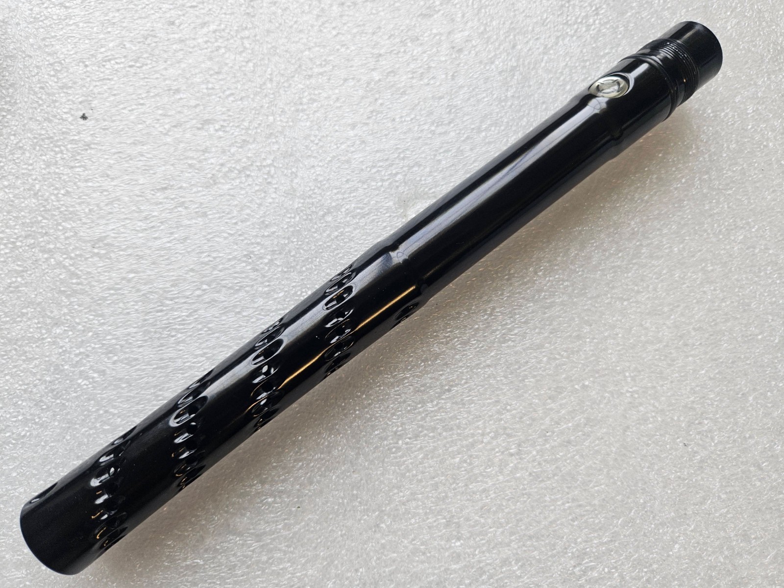 Smart Parts FREAK gloss black barrel tip - OG spiral teardrop for 14" total