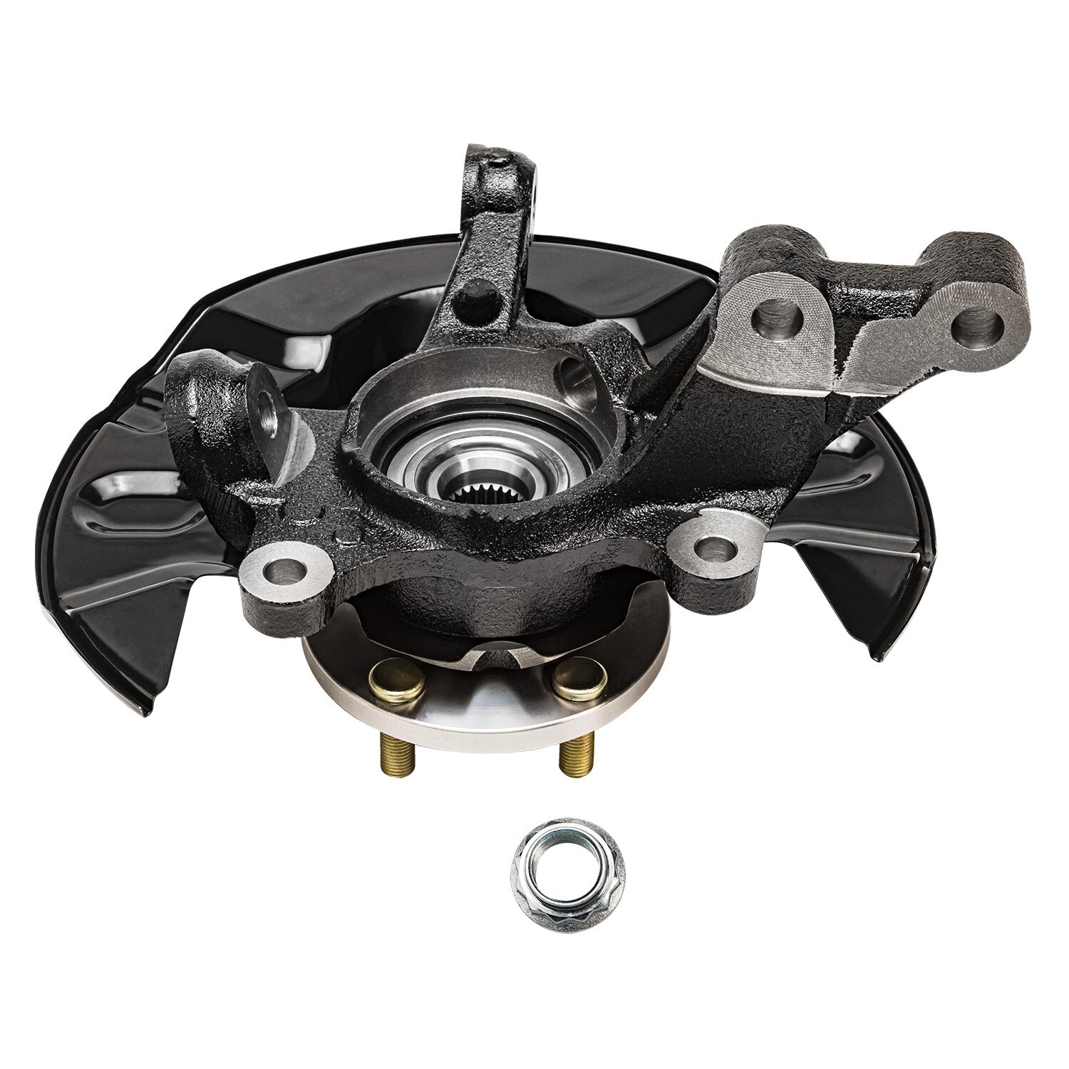 Front Steering Knuckles Wheel Hubs Struts Spring for 2003 - 2008 Toyota Corolla