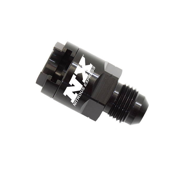 16373 Nitrous Express 3/8 To -8AN Fuel Rail Adapter