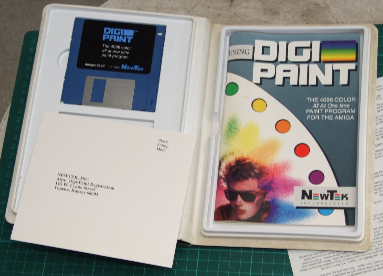 Digi Paint for Commodore Amiga by NewTek software on 3.5in disk