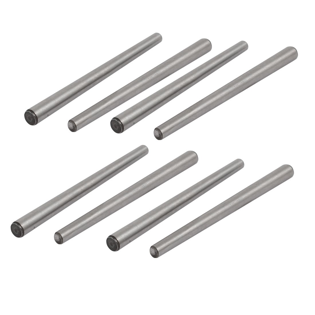 Carbon Steel GB117 100mm Length 6mm Small End Diameter Taper Pin 8pcs