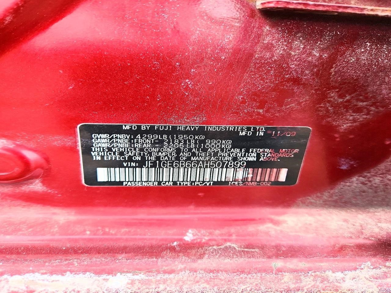 Used Fuse Box Cabin fits: 2010 Subaru Impreza Grade A