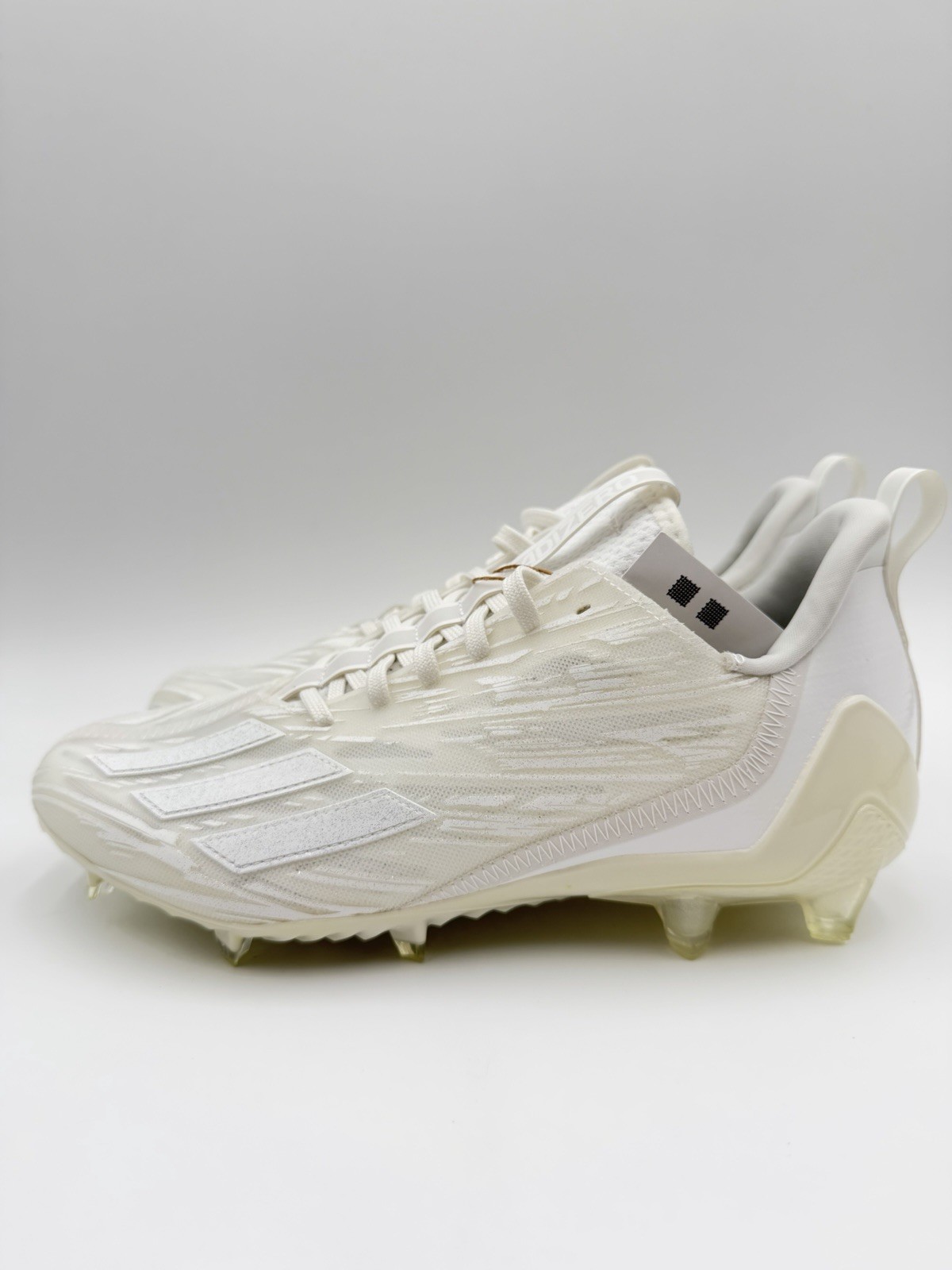 Adidas Men's Adizero Cleats Size 8.5 Triple White |GX5413|