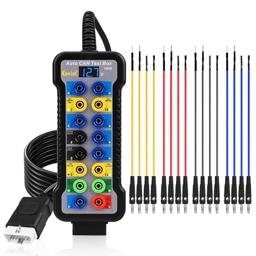 OBD2 Breakout Box Powerful OBDII Protocol Detector, 16 Pin Automotive CAN