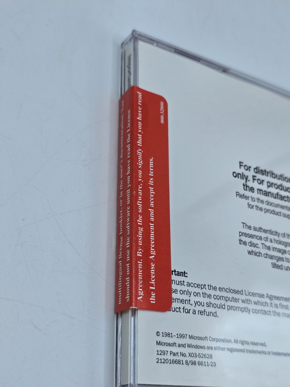 SEALED Microsoft Windows 95 OEM USB Support CD, English, Standard License