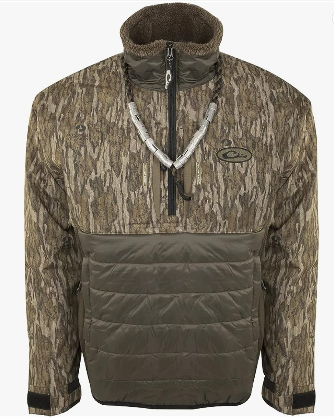 Drake Waterfowl LST Guardian Flex Double Down Eqwader 1/4 Zip DW7335 SIZE 3X