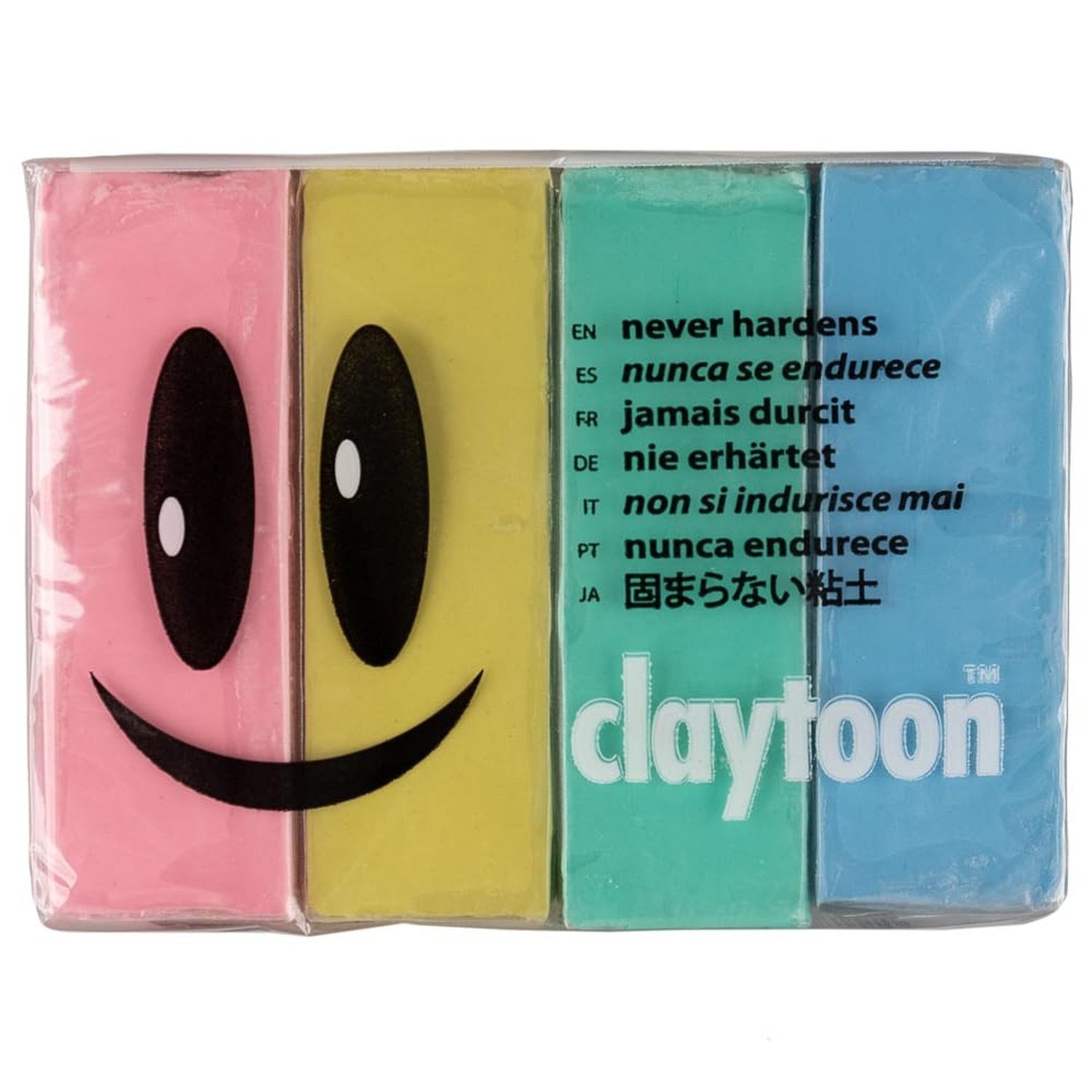 Van Aken Claytoon Modeling Clay – 1 lb (Four 4-oz Bars) – Use for Cl