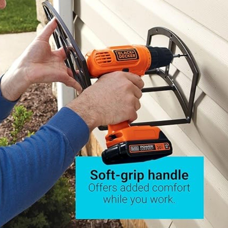 BLACK+DECKER LD120VA 20V MAX POWERCONNECT Cordless Drill With Bits