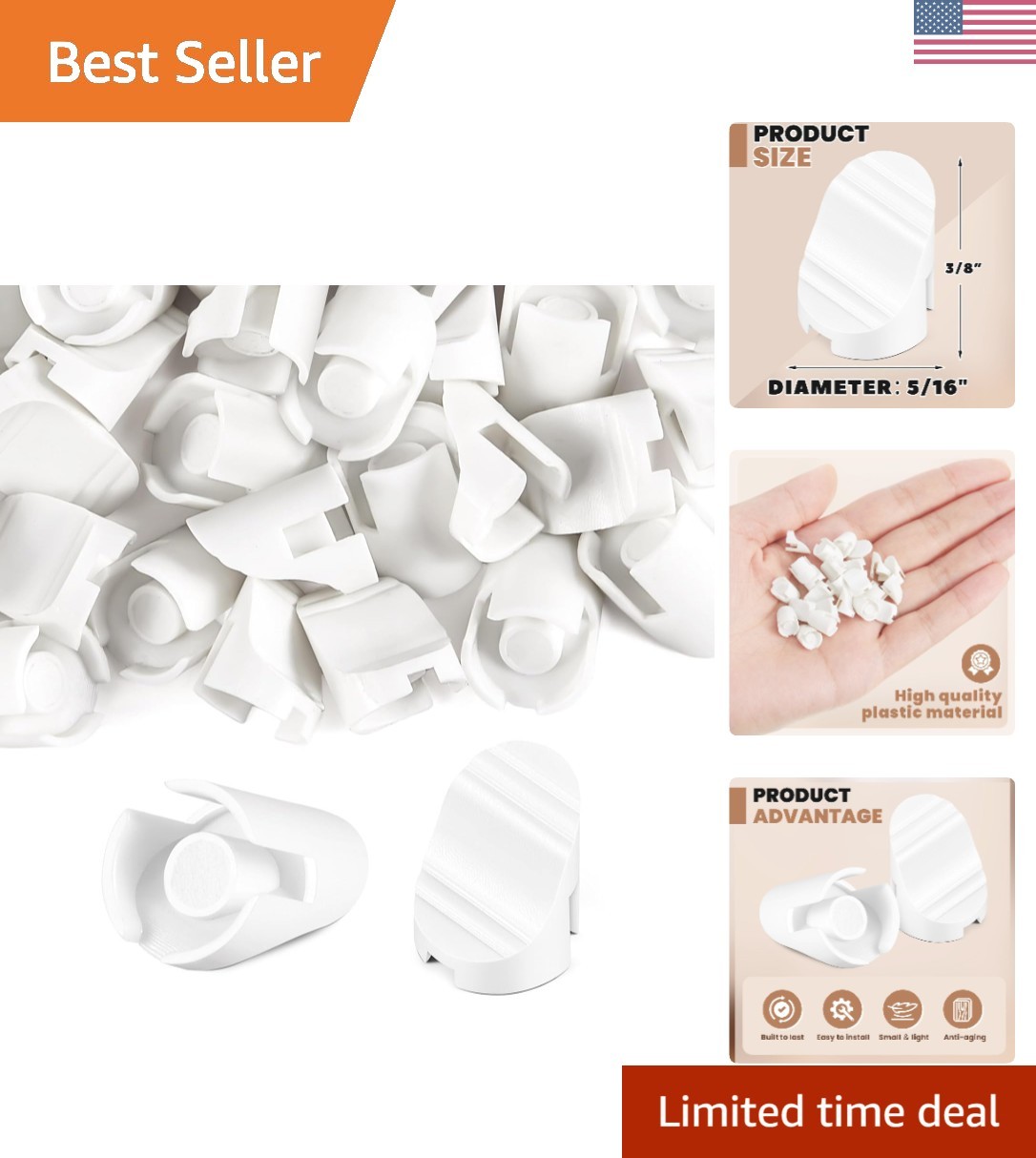 Weatherproof 25 Pcs Door Frame Plugs 5/16" – Perfect for Therma-Tru Frames