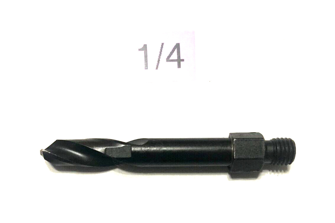 Threaded Drill Bit 1/4-28 Aircraft Tools 1/4” New USA Made Long