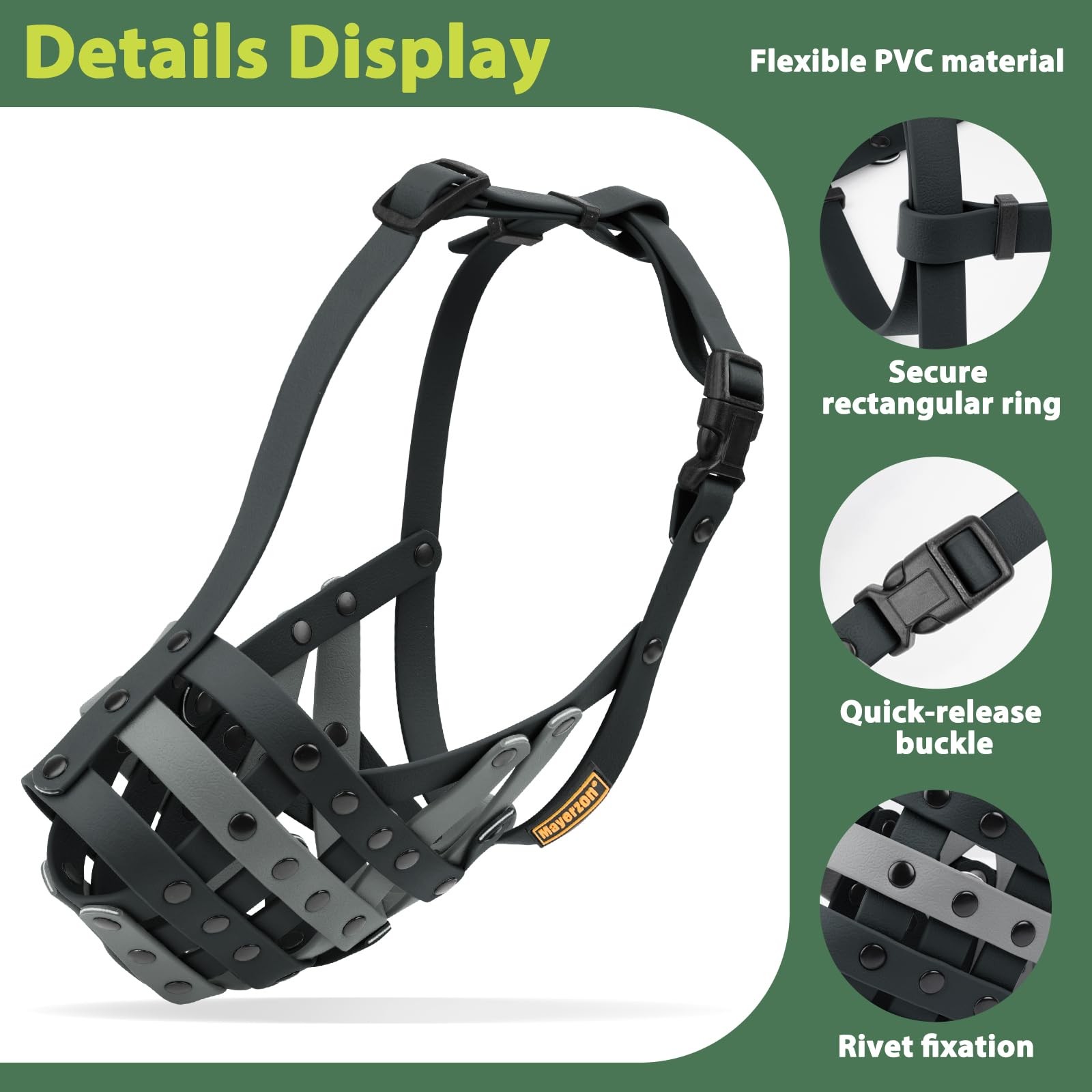 Pitbull Lightweight Basket Muzzle Large Medium Dogs Rottweiler Amstaff Biting