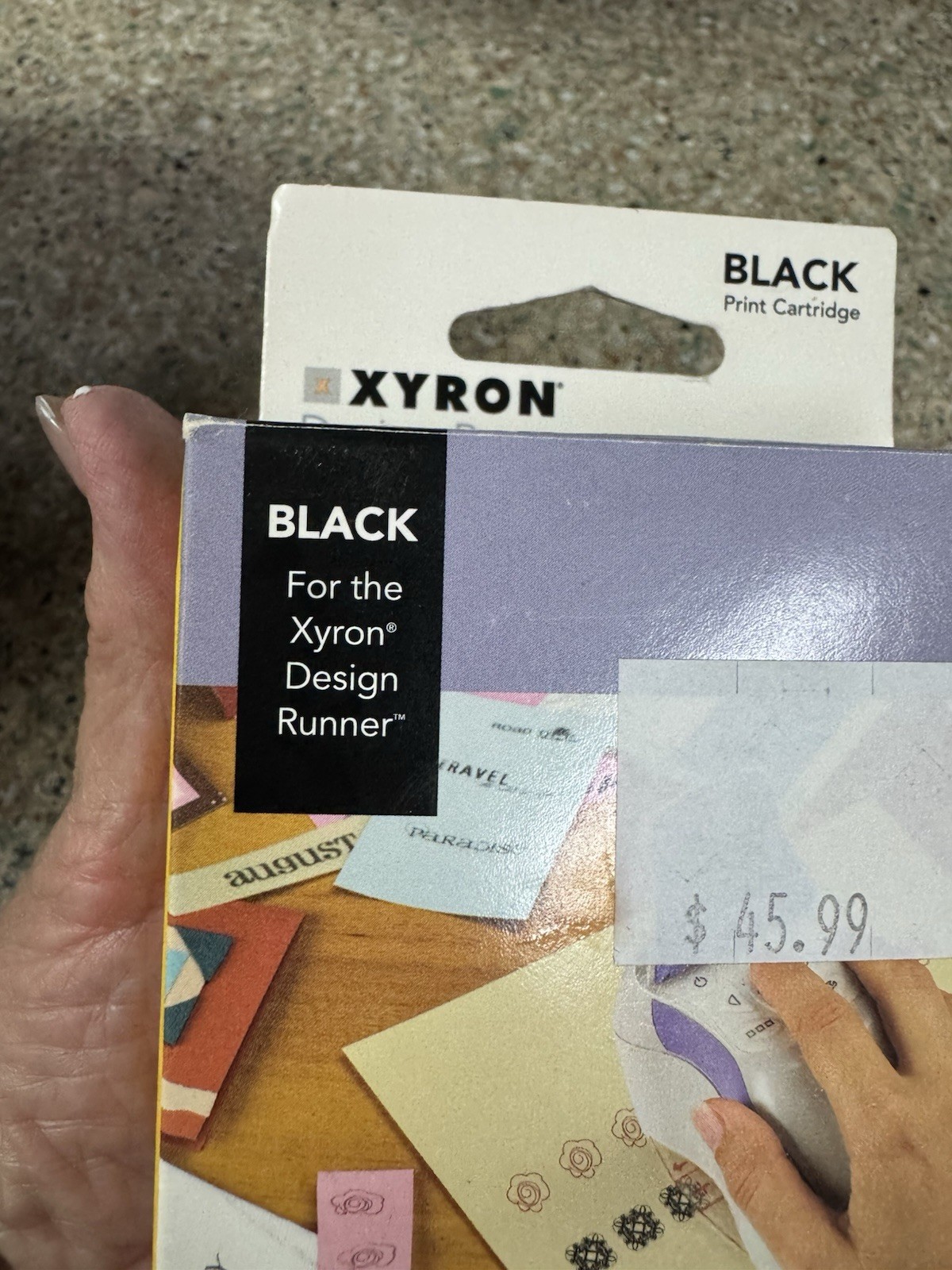 XYRON Design Runner BLACK Print Cartridge New Sealed Box