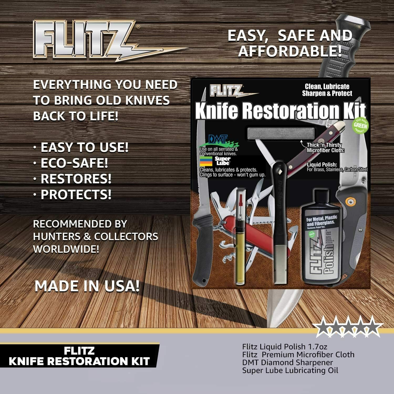 FLITZ Knife Restoration Kit KR 41511 (SEE VIDEO)