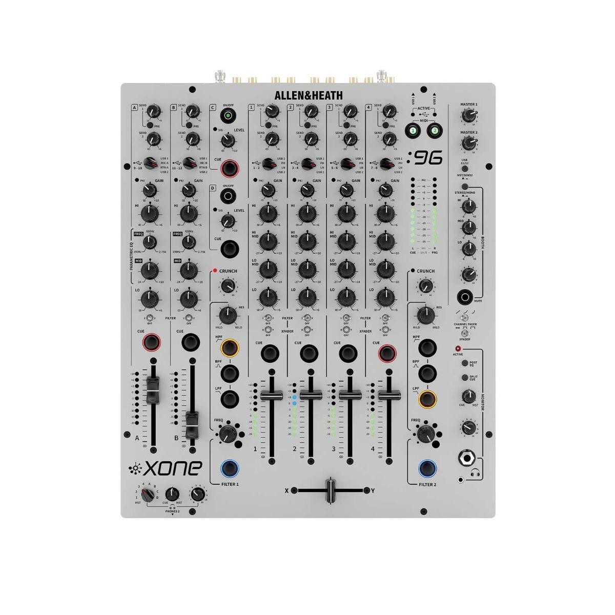 Allen & Heath AH-XONE-96 6+2 Channel 4 Band EQ Club Analog DJ Mixer