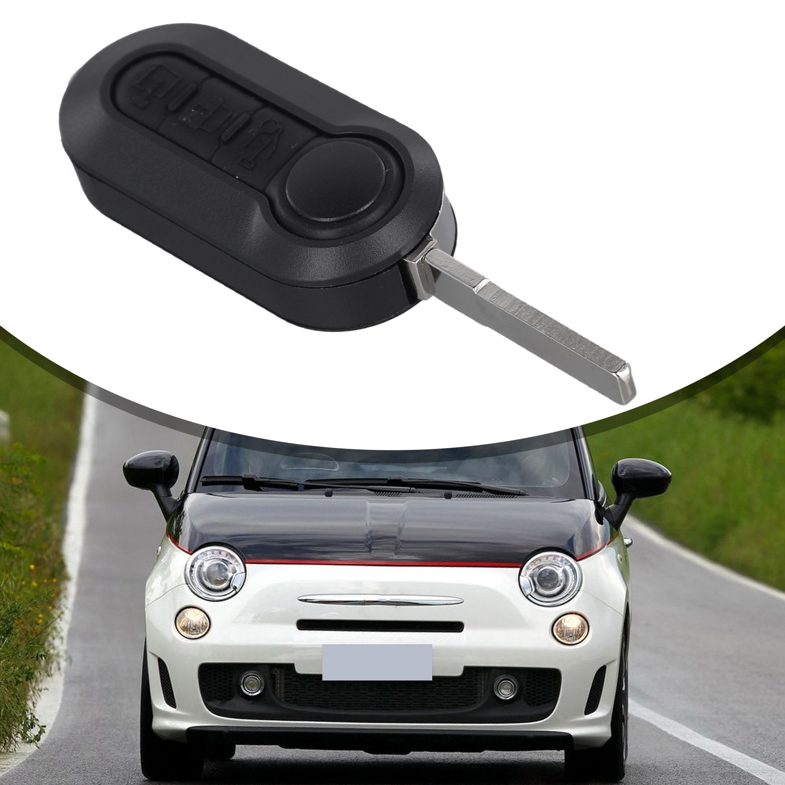 3 Button Key Case Shell Compatible with Multiple Models Easy to Use Design