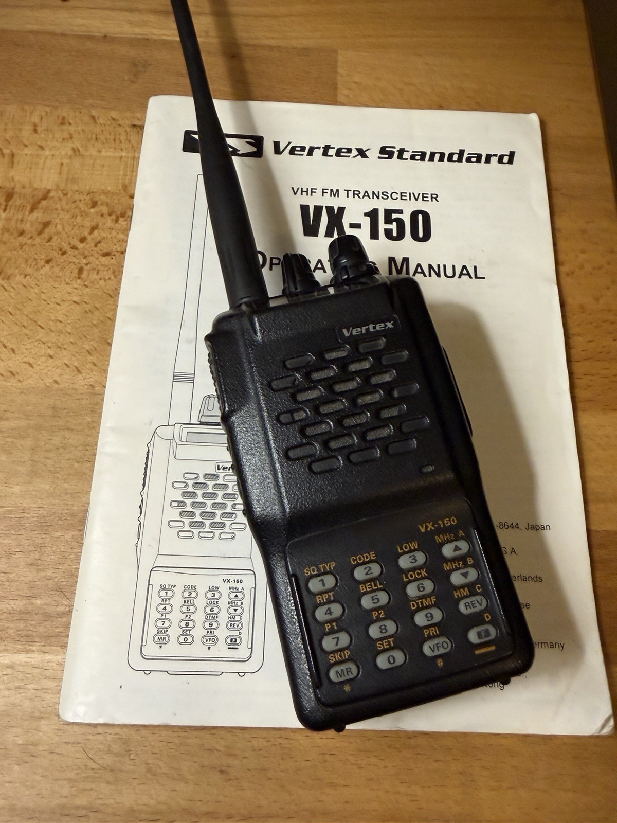 Vertex VX-150 Yaesu 2M VHF Handheld Radio 5W Ham HT