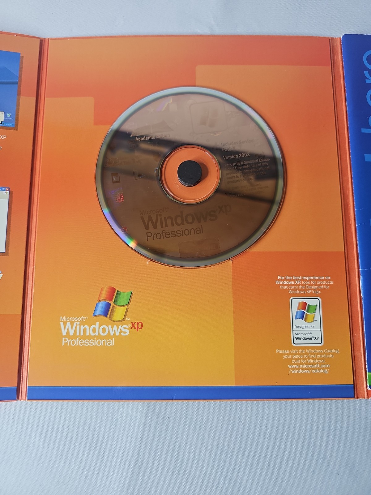 Microsoft Windows XP Professional, Academic Edition, No Box, Rare, Full Install