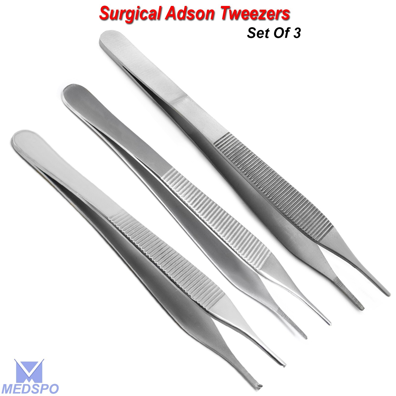 Adson Dressing Tissue Forceps Toothed Tweezers  Kocher TissueDental Instruments