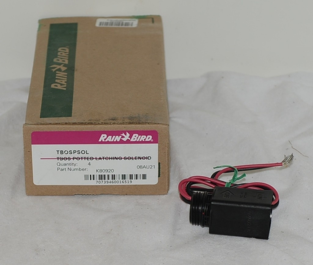 Rain Bird K80920 9 Volt Potted Latching Solenoid Black Red Wires