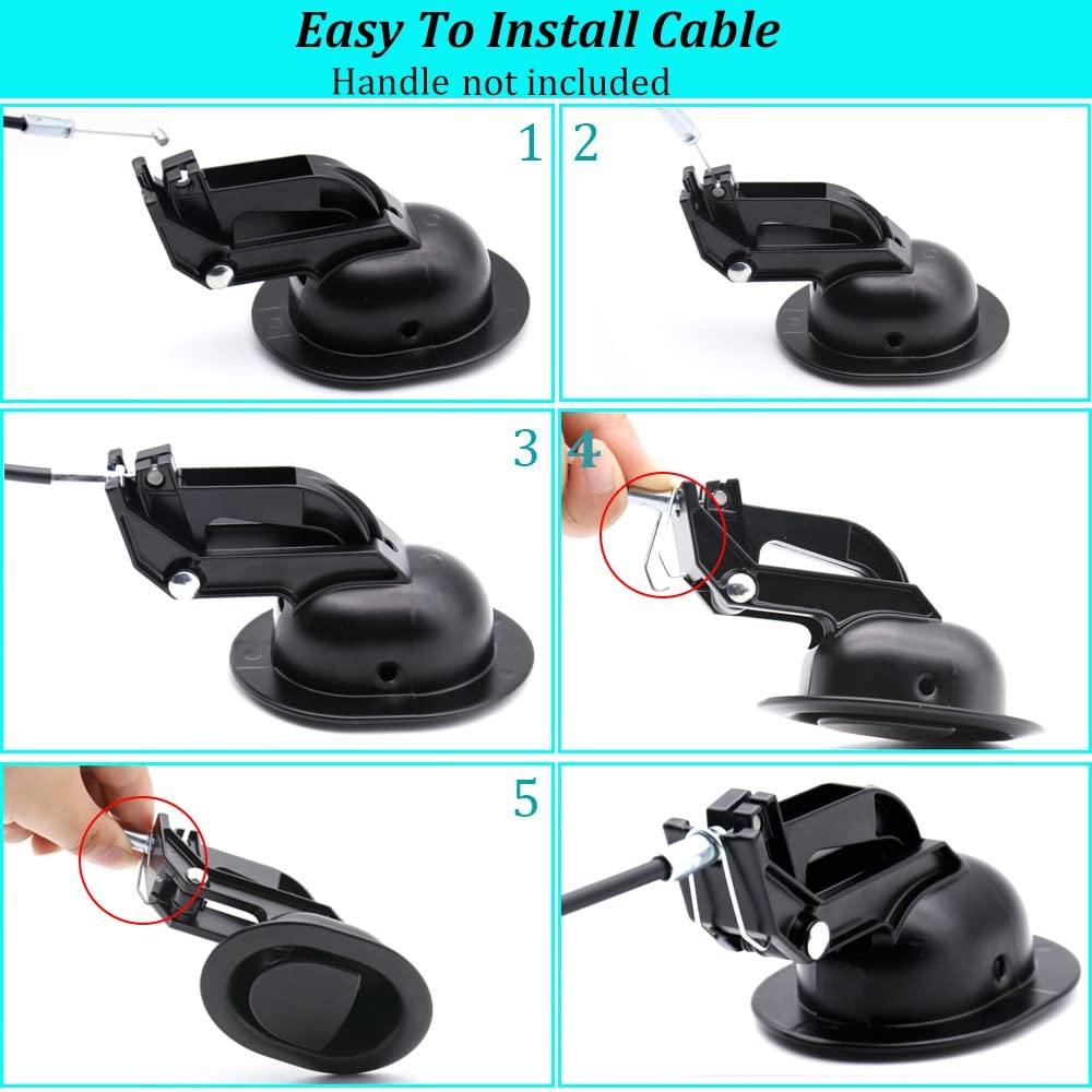 ttmagic Universal Recliner Release Cable Replacement Part, 37.4inch, Black