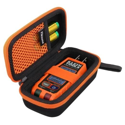 Hard Travel Case for Klein Tools GFCI Receptacle Tester 120V | Shockproof,