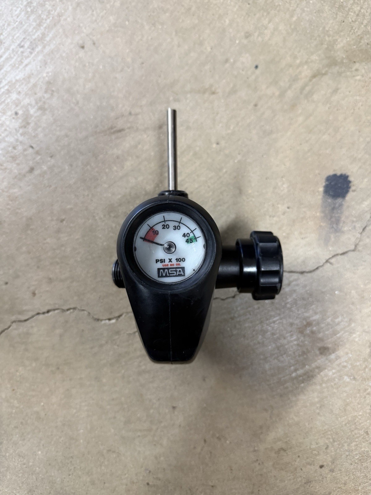 MSA G1 4500 PSI SCBA cylinder Valve Stem Assembly - Extended