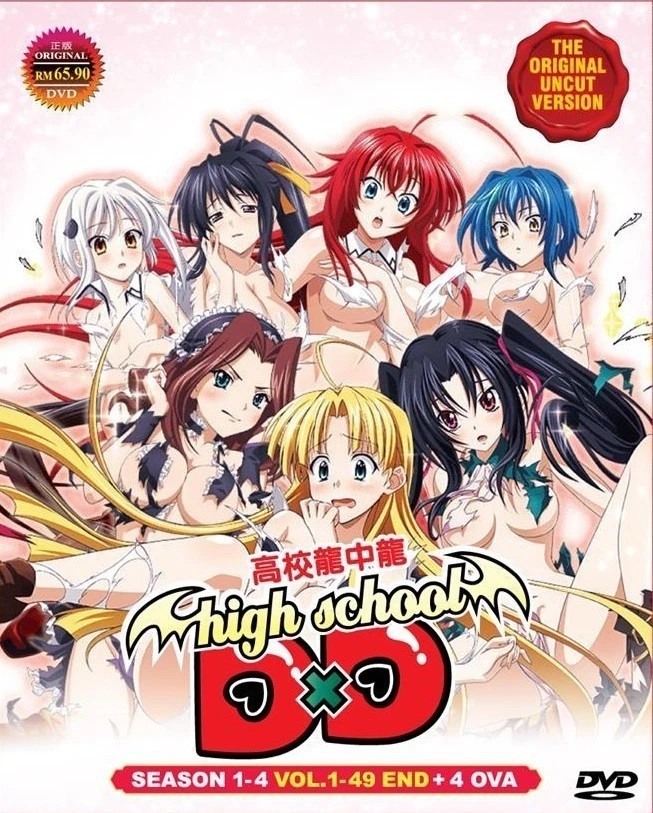 High School DXD Season 1-4 English Dub + 4 OVA Japanese Anime DVD Free Ship