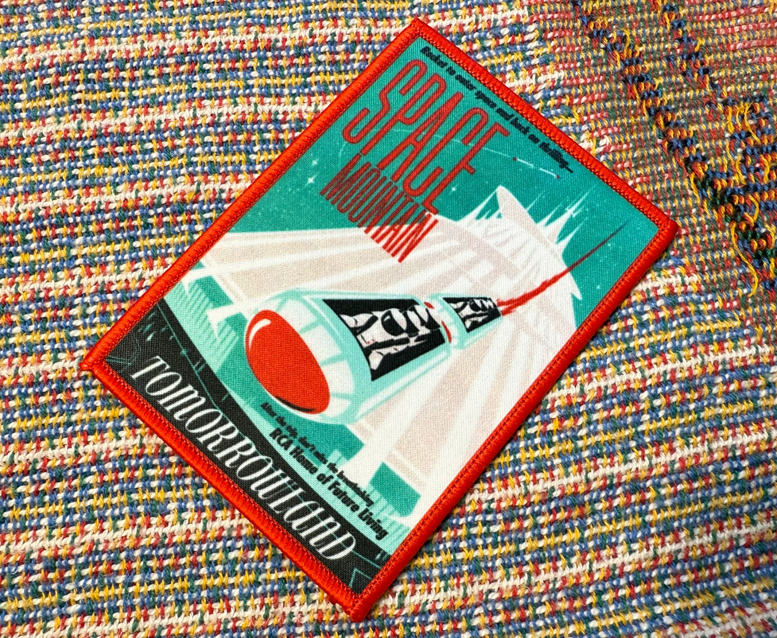 Data Crew - Space Mountain- Hook & Loop Patch - Super Rare - Disney - Sold Out