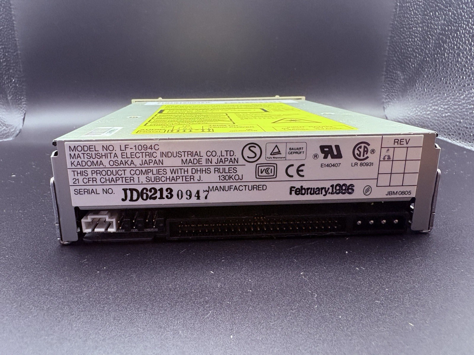 Panasonic LF-1094C internal Magneto-Optical (MO) drive