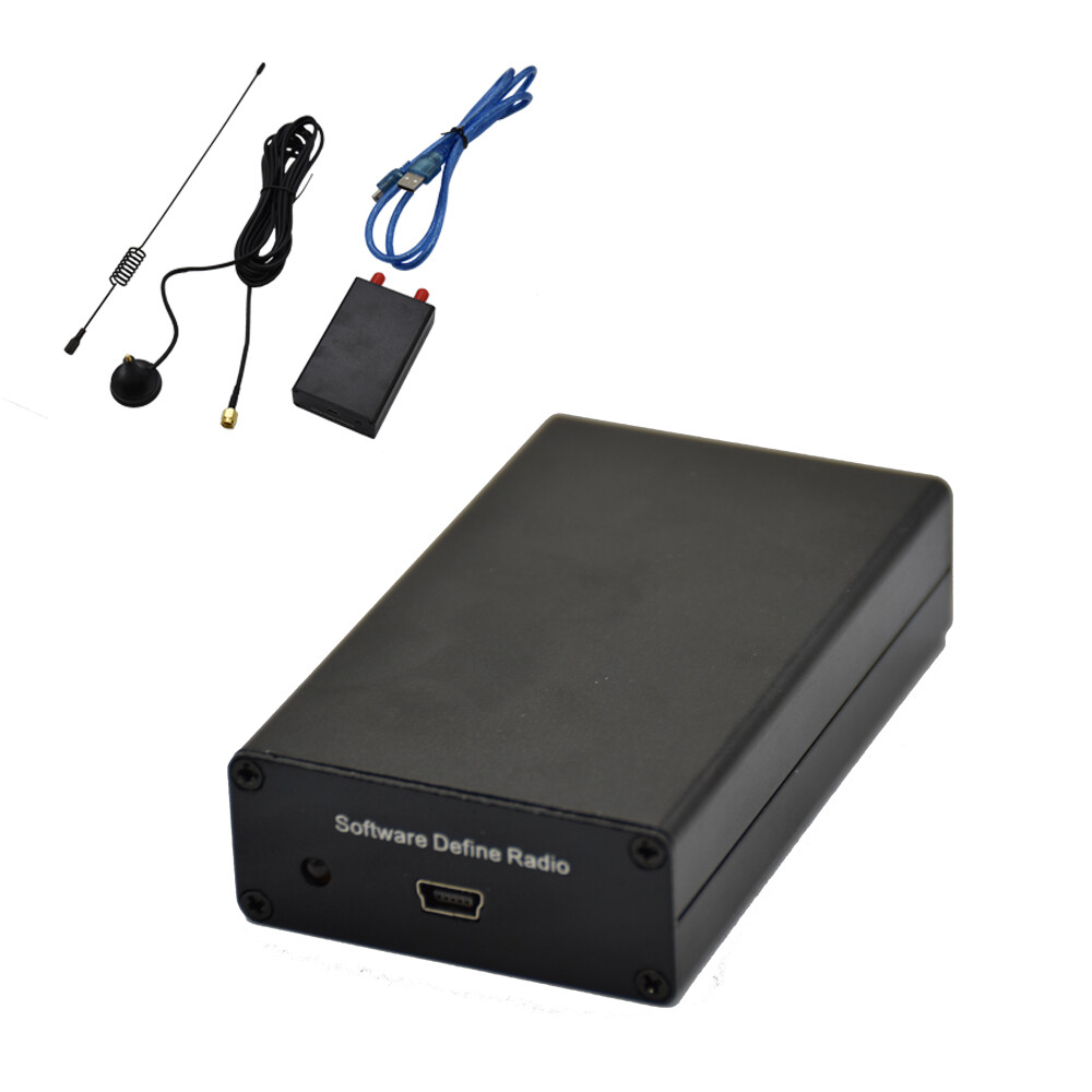 100KHz-1.7GHz Software Defined Radio Tuner Receiver UV HF RTL SDR USB& Cable