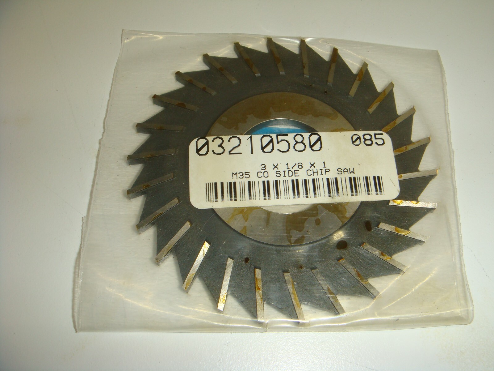MSC England Side Chip Saw Blade 3" x 1/8" x 1" 26 Teeth Straight Teeth COBALT