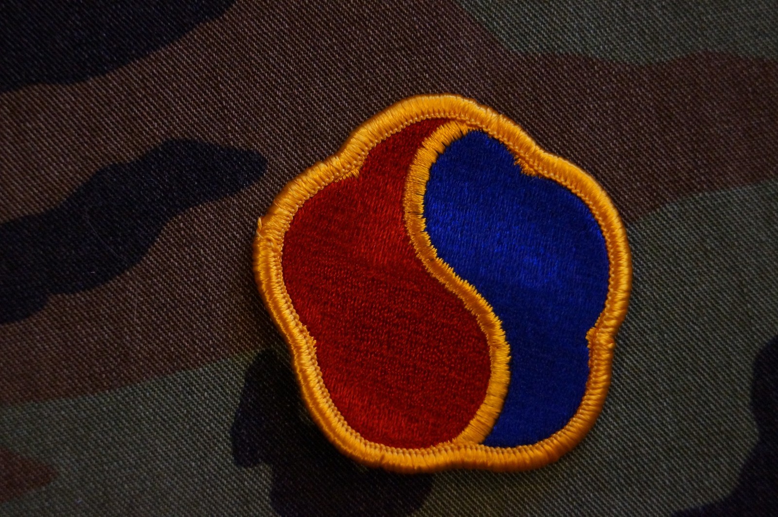 Authentic RARE US Army 19th Support Command Color Dress Military Patch
