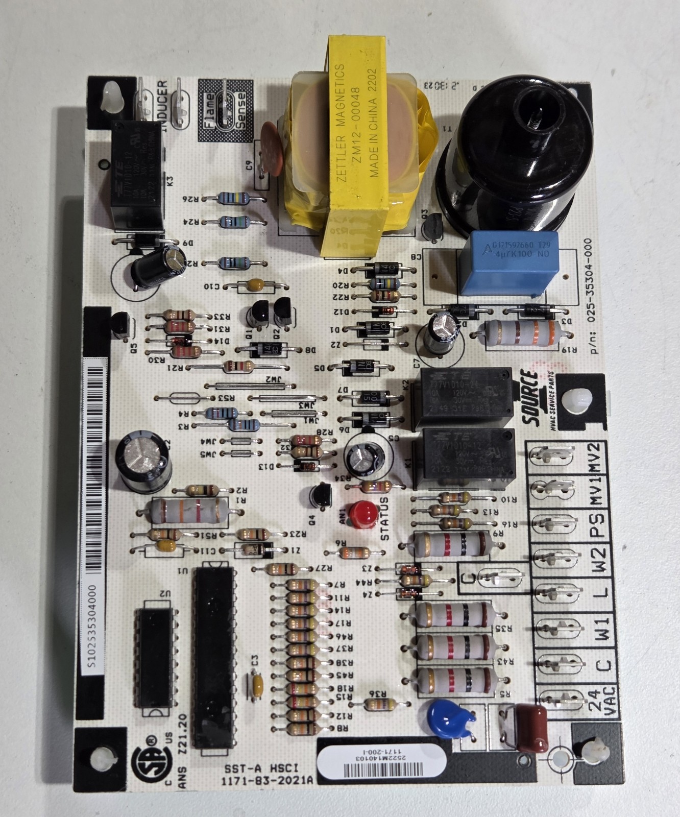 1171-83-2021A 025-35304-000 1171-200-1 control board of York Roof Top Unit