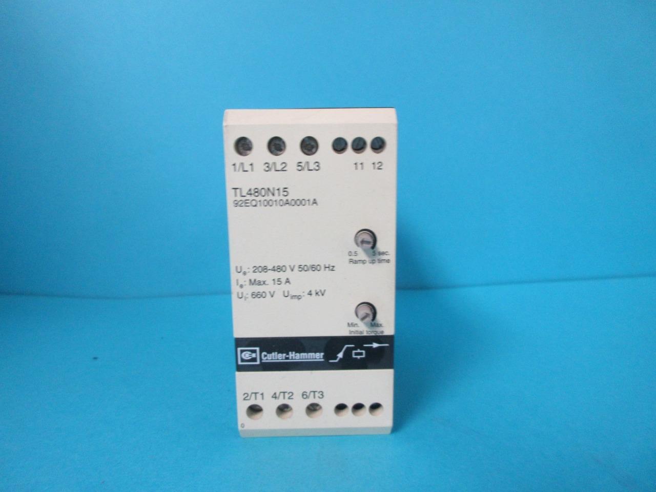 EATON CUTLER HAMMER TL480N15, TORQUE LIMITING CONTROLLER, 92EQ10010A0001A