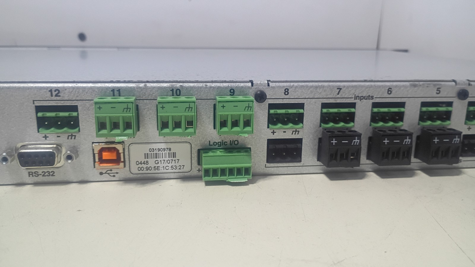 Clean, Working BIAMP Tesira Forte Dan AI Digital Audio Signal Processor
