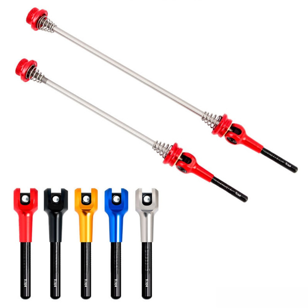 1 Pair 52g bike Quick Release Skewers Road Bike Cycling Hub Axle Lever TC4 alloy