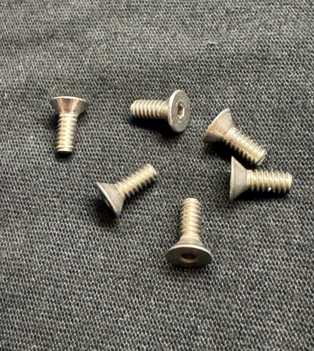 Planet Eclipse eBlade Autococker/Ego/ETEK  Grip Screw Set (6 Pack) - Stainless