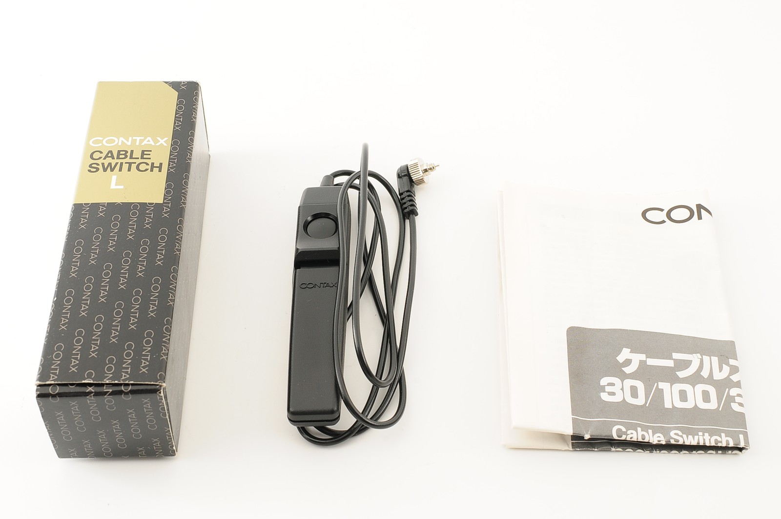 [MINT in BOX] Contax L-100 Release Cable Switch L 10M 100cm for G1 G2 From JAPAN