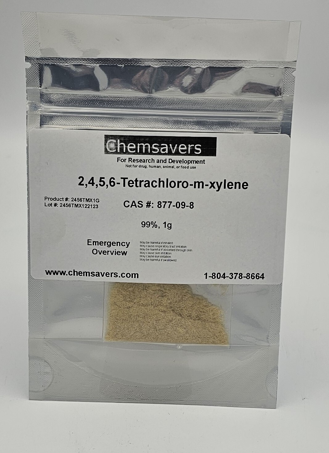 2,4,5,6-Tetrachloro-m-xylene, 99%, 1g