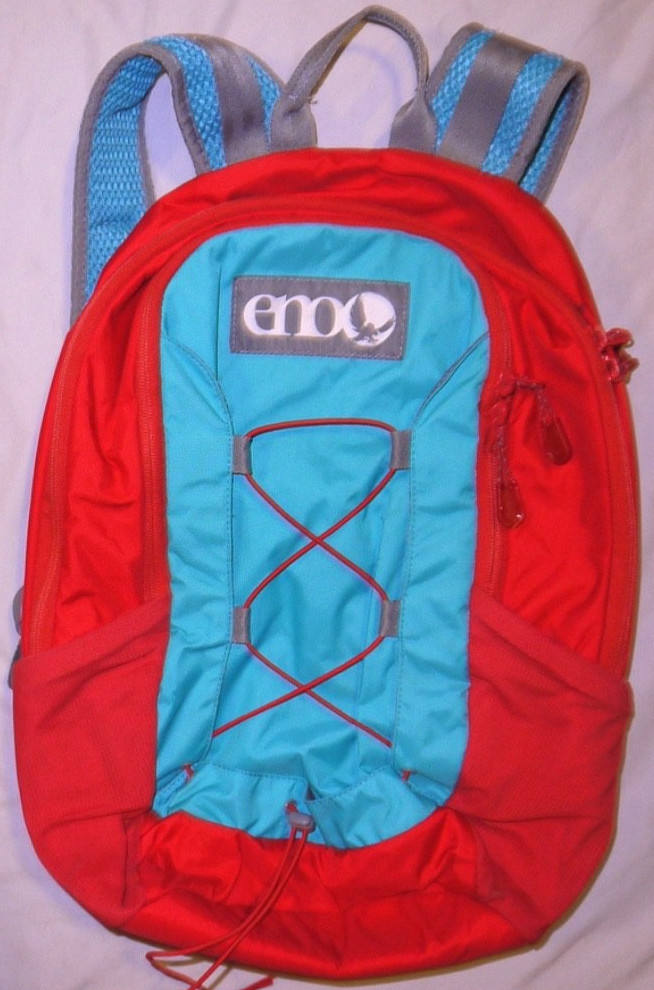 GUC Blue/Red ENO INDIO Technical Hiking Day Pack Backpack