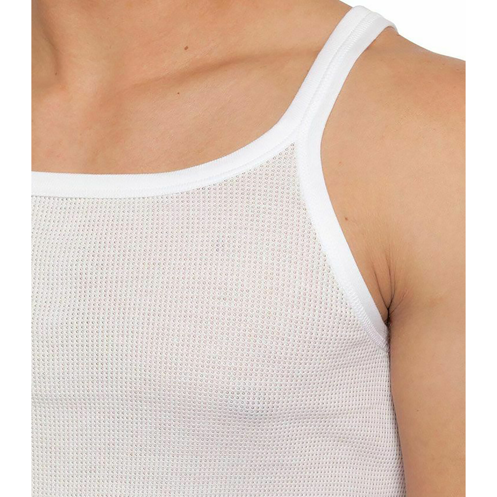Holeproof All Season Waffle Knit Men Athletic Singlet Tank Top Undergarment Vest