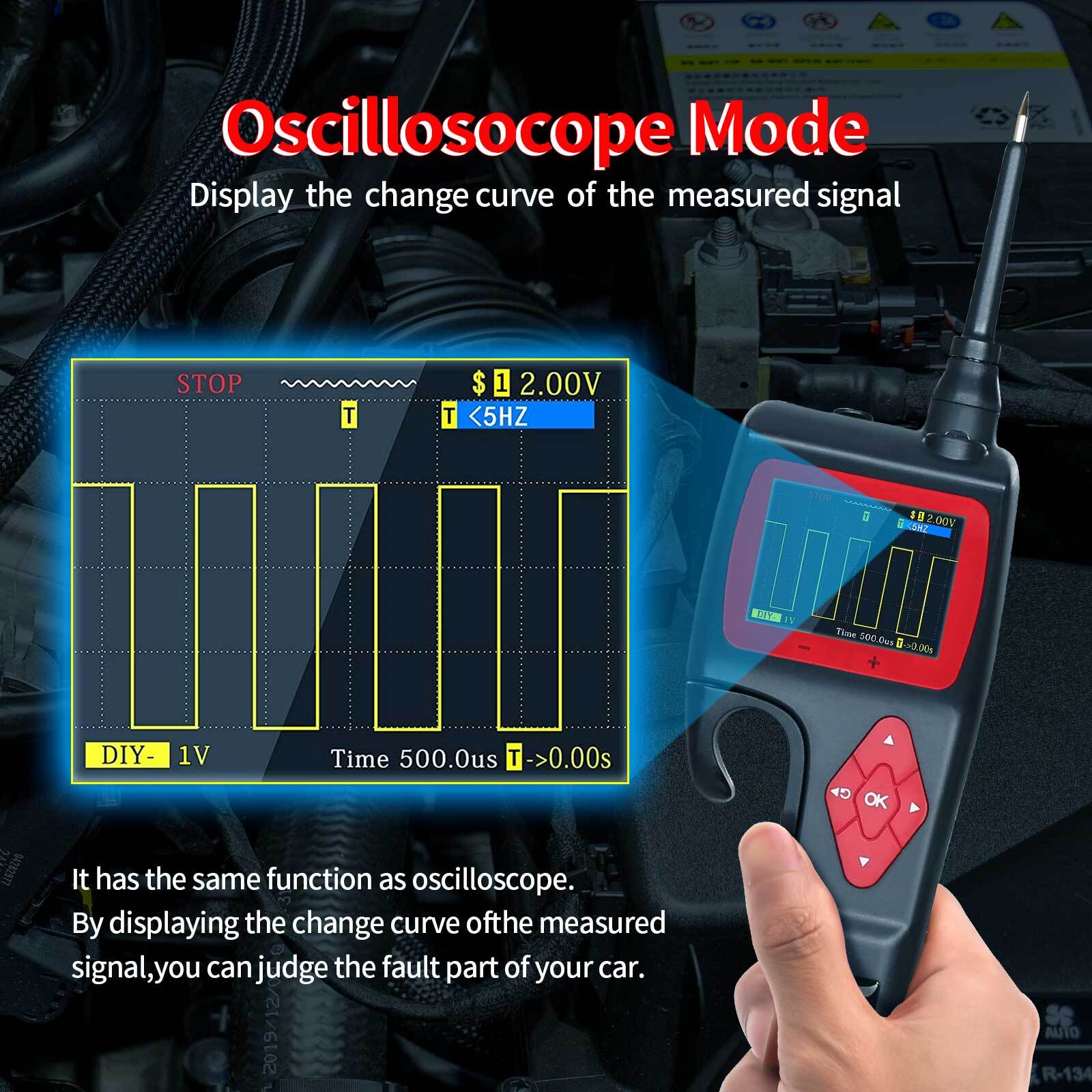 P200 SMART HOOK Powerful Circuit Probe Analyzer Oscilloscope Injector Tester