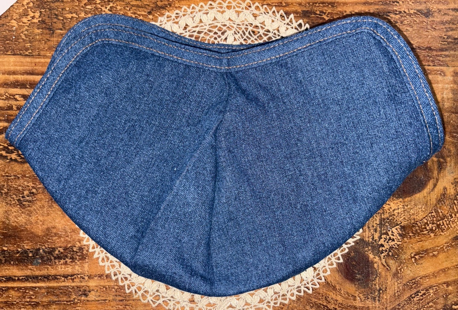 NIP Longaberger Denim 9” Bowl Basket Liner