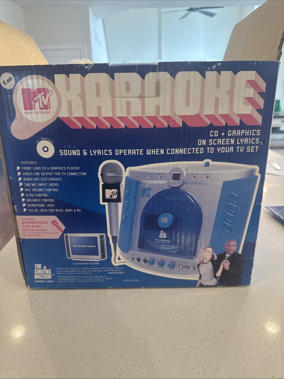 MTV Karaoke “The Singing Machine” SMGK-1000
