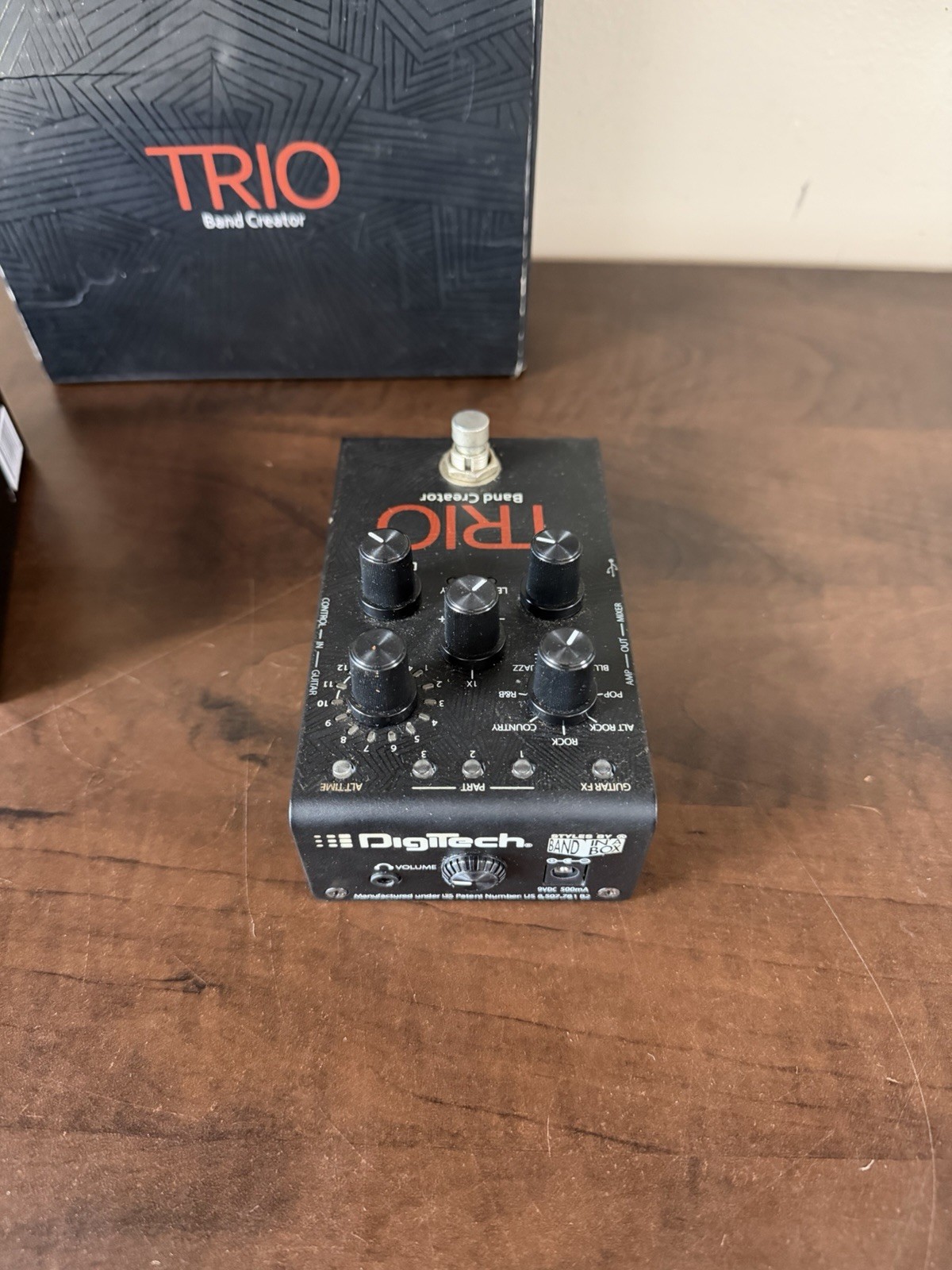 Digitech Trio Band Creator Drum Rhythm Effects Pedal