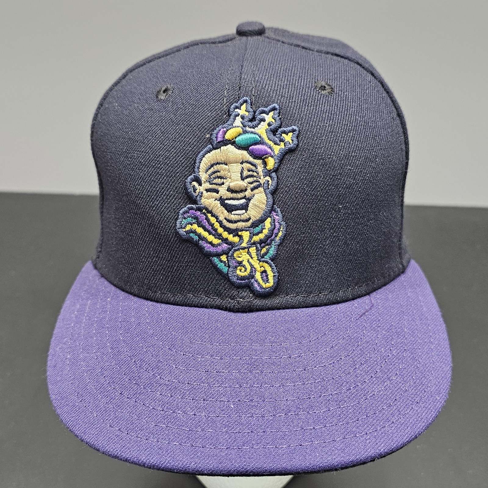 New Era 59FIFTY MiLB Baseball Mardi Gras Baby Cakes Hat Cap Fitted 7 Mens
