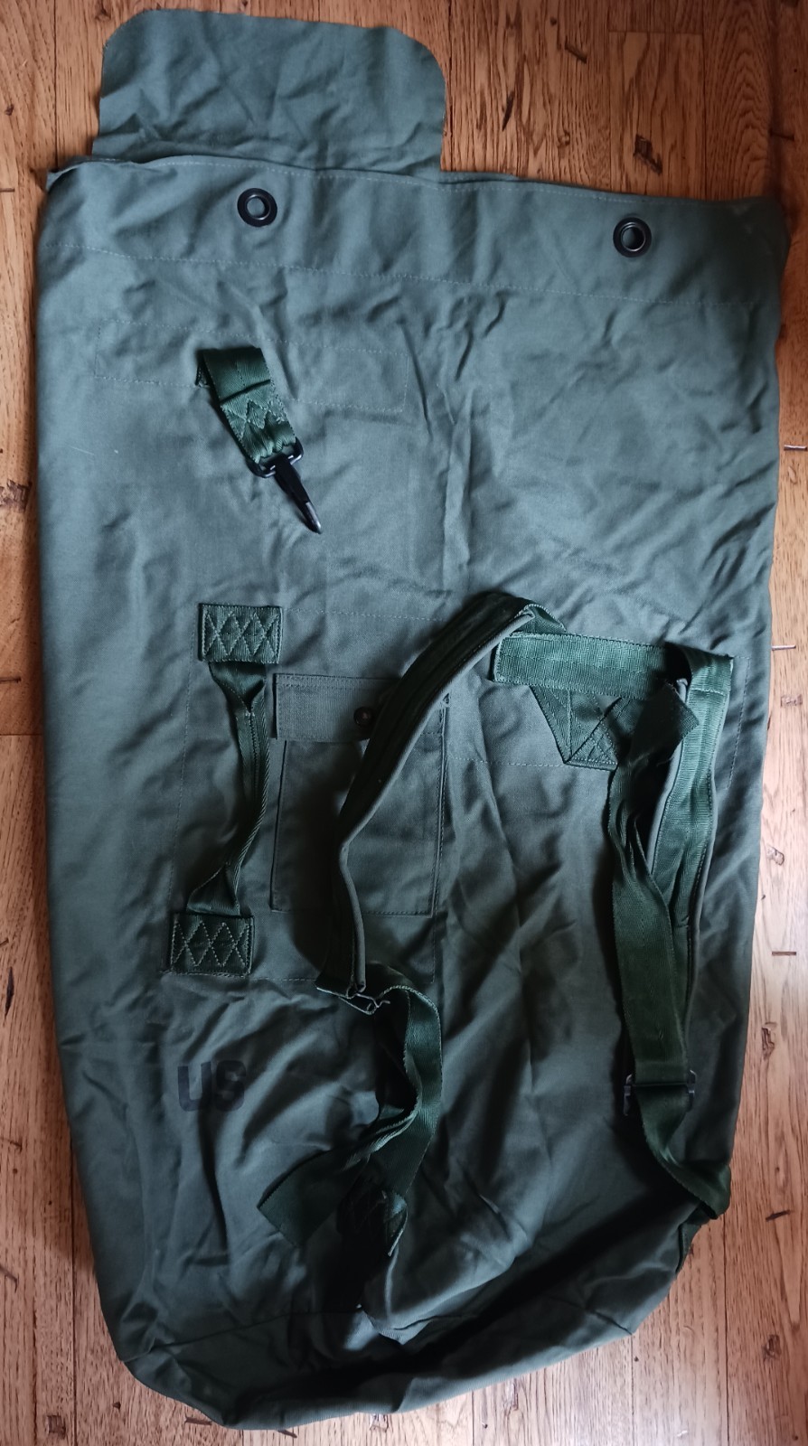 Official US Military Duffel Bag Olive Drab Green - Used Excellent Condition
