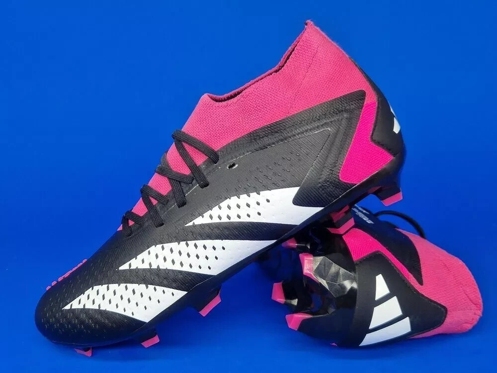 Adidas Predator Accuracy.2 Fg  Soccer Cleats Men's black GW4586 Sz 7.5 US