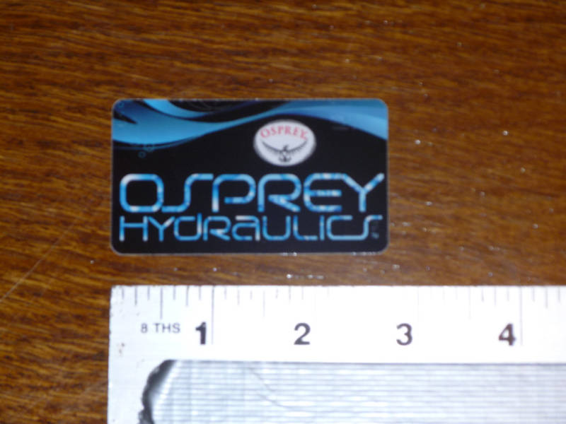 Osprey Hydraulics Sticker Decal