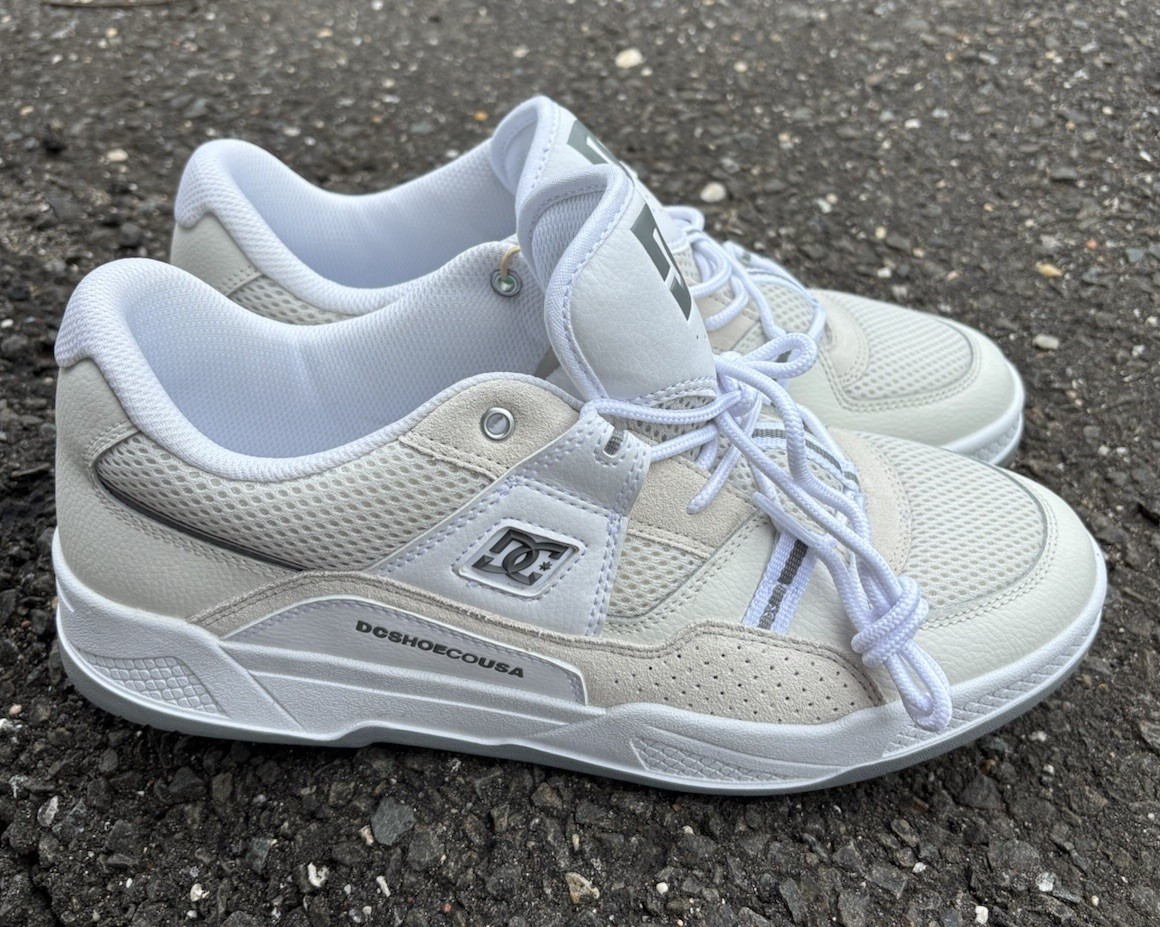 DC Skateboarding Shoes White Men's US 11.5 Medium Width D M Athletic Sneakers